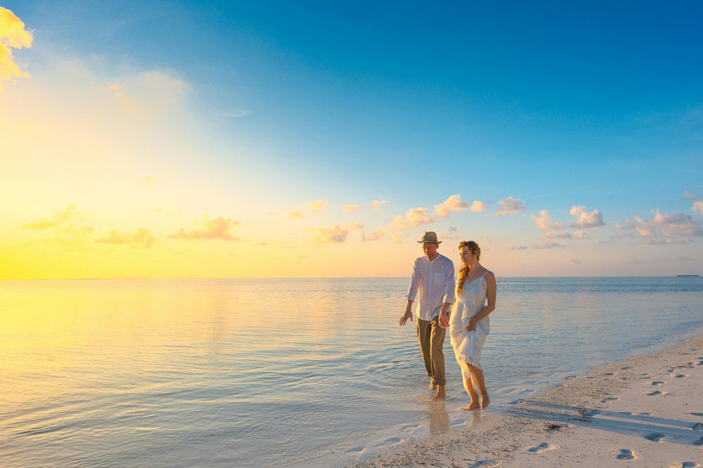 airbnb guests on the beach