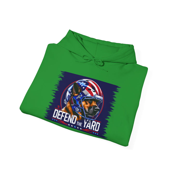 Patriotic Dog Hooded Sweatshirt, Cozy Unisex Blend, Pet Lover Gift, Casual Wear