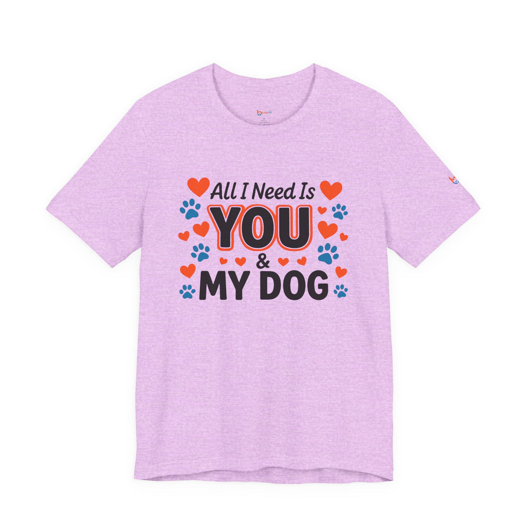 BrillasTU You And My Dog Shirt Dog Lover Cotton Tee
