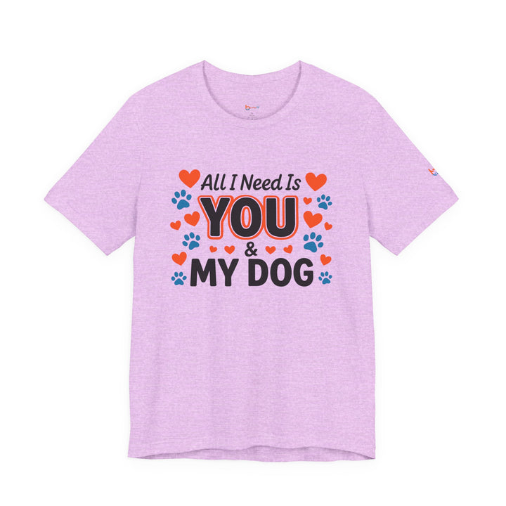 BrillasTU You And My Dog Shirt Dog Lover Cotton Tee