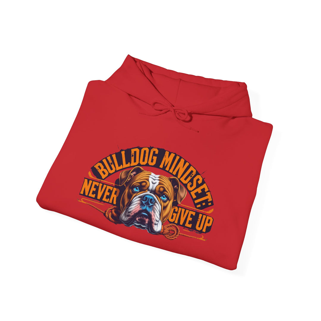 Sudadera con capucha Bulldog Mindset, unisex, de mezcla gruesa, regalo motivacional, sudadera con capucha para amantes de los perros, ropa con vibras positivas, atuendo inspirador
