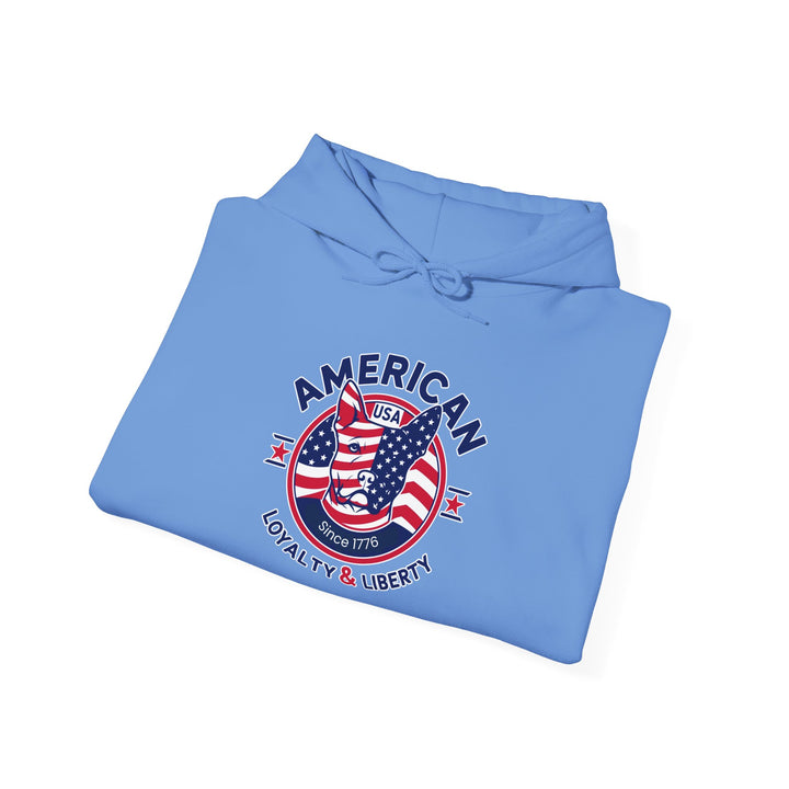 American Spirit Hoodie Patriotic Loyalty & Liberty Unisex Sweatshirt