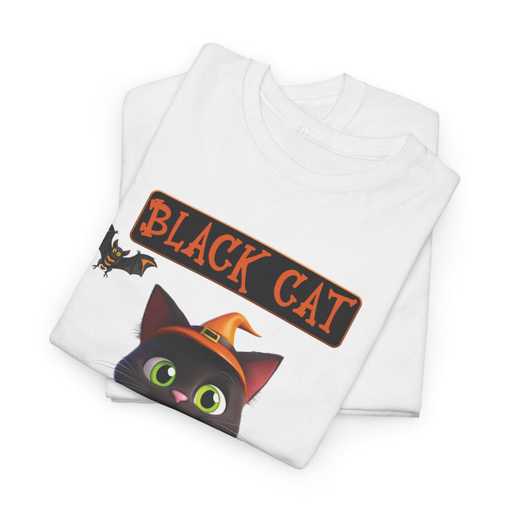 Black Cat, Bad Luck... Or Good Luck? Customized Gildan Unisex Heavy Cotton Tee - brillasTU