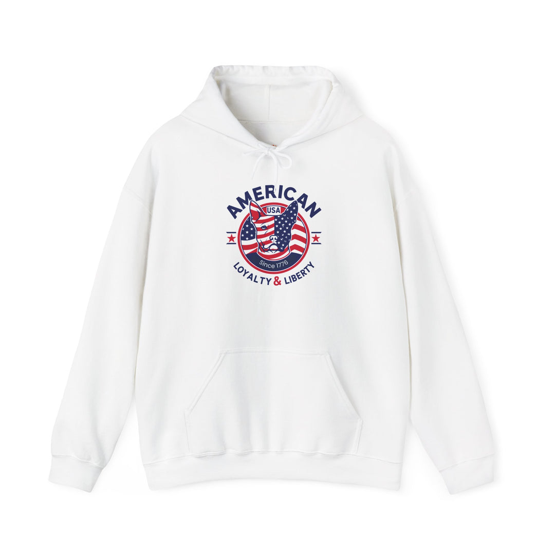 American Spirit Hoodie Patriotic Loyalty & Liberty Unisex Sweatshirt