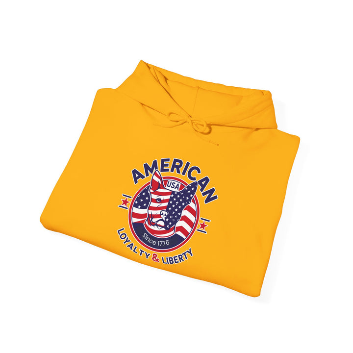 American Spirit Hoodie Patriotic Loyalty & Liberty Unisex Sweatshirt