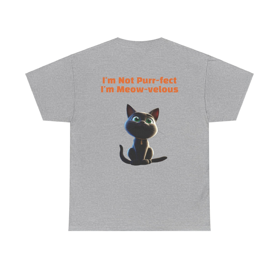 Black Cat, Bad Luck... Or Good Luck? Customized Gildan Unisex Heavy Cotton Tee