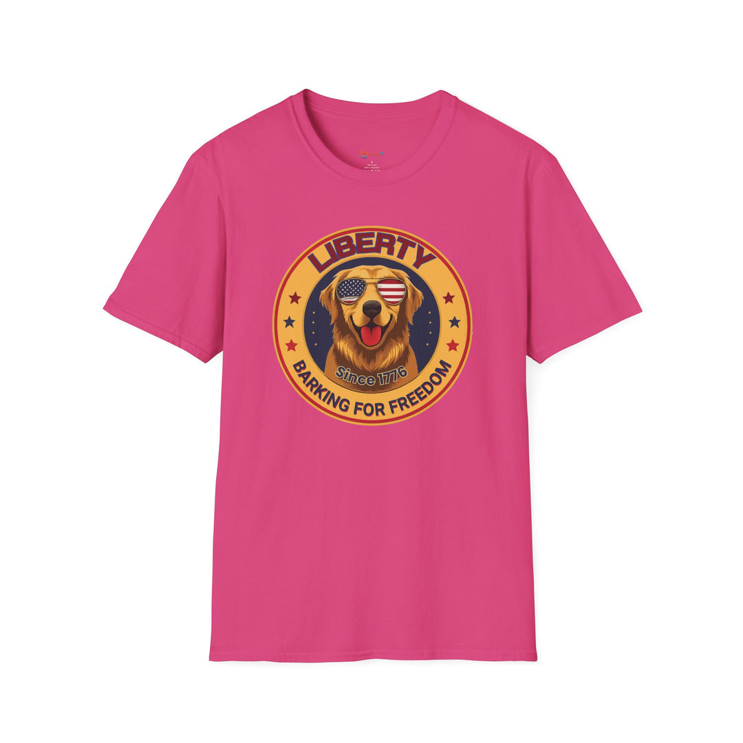 BrillasTU Liberty Dog Patriotic Tee - Unisex Freedom Lover Shirt - brillasTU #