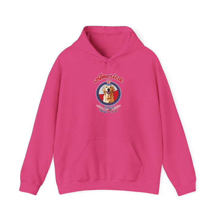 Proud Paw-Triot" Patriotic Dog Hoodie Unisex USA Pride Sweatshirt