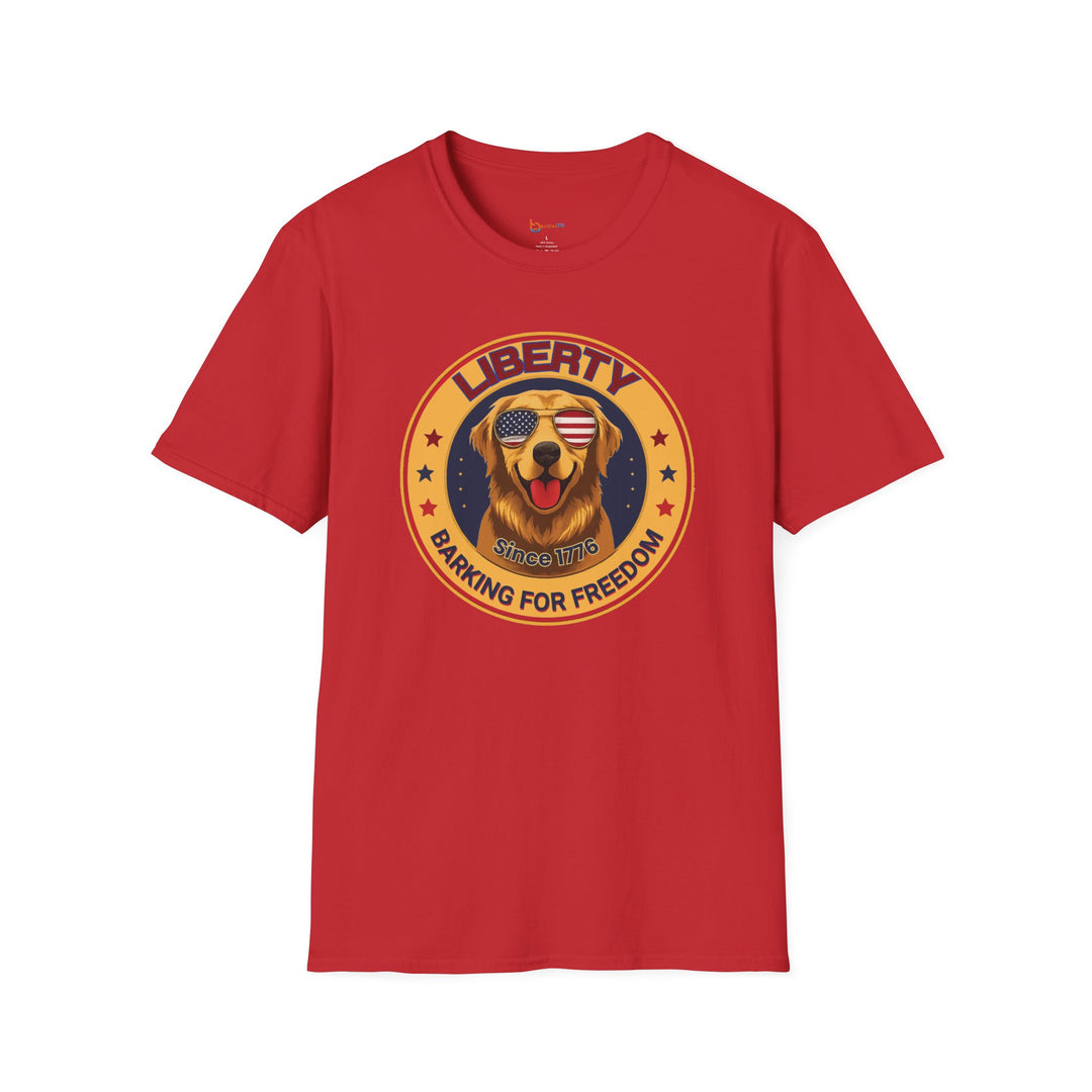 BrillasTU Liberty Dog Patriotic Tee - Unisex Freedom Lover Shirt - brillasTU #