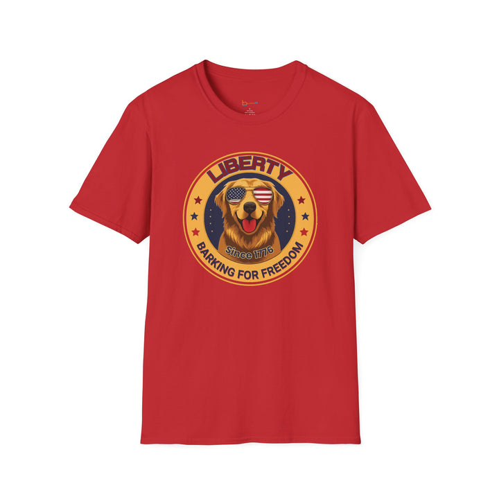 BrillasTU Liberty Dog Patriotic Tee - Unisex Freedom Lover Shirt - brillasTU #