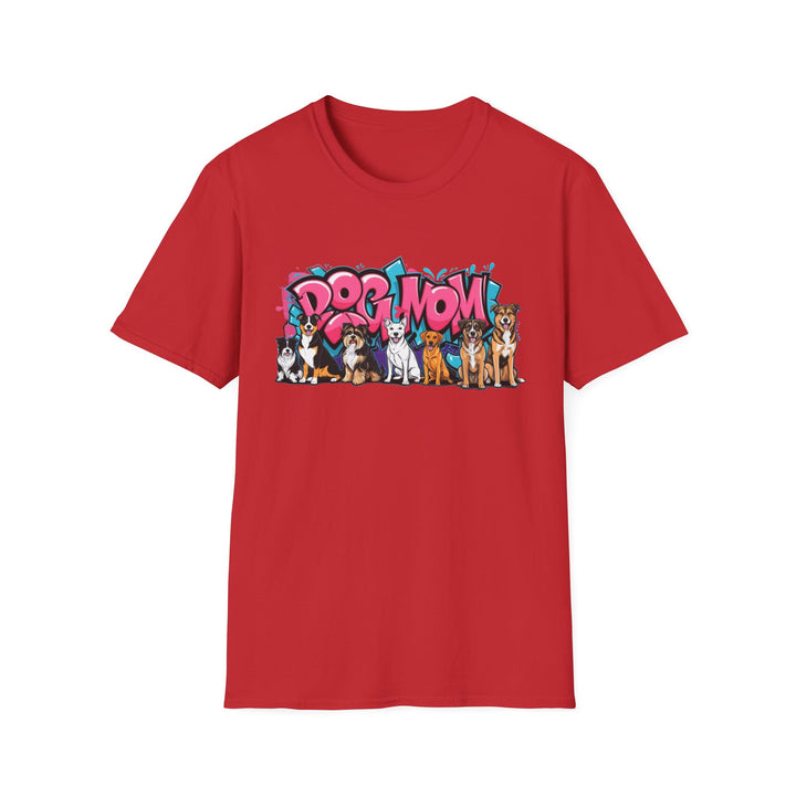 Dog Mom Unisex Softstyle T-Shirt | Perfect Gift for Dog Lovers, Cute Pet [...]
