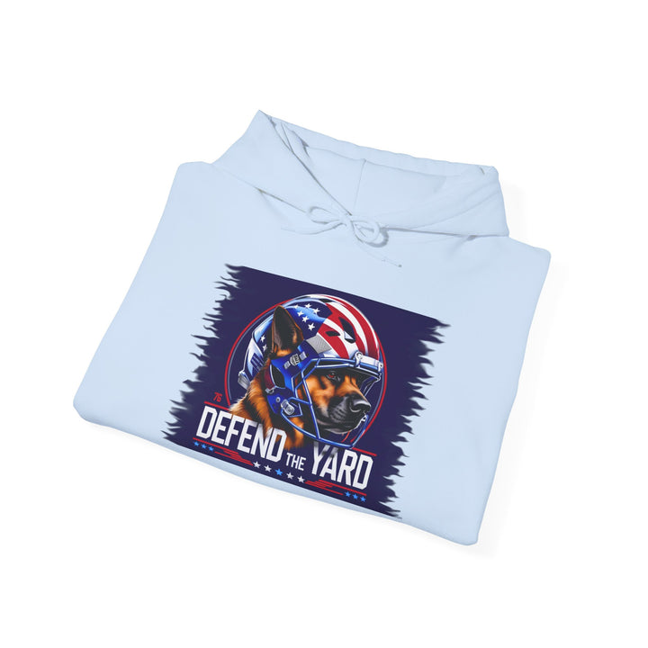 Patriotic Dog Hooded Sweatshirt, Cozy Unisex Blend, Pet Lover Gift, Casual Wear