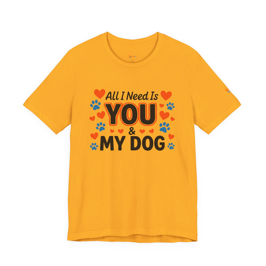BrillasTU You And My Dog Shirt Dog Lover Cotton Tee