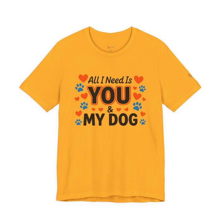 BrillasTU You And My Dog Shirt Dog Lover Cotton Tee