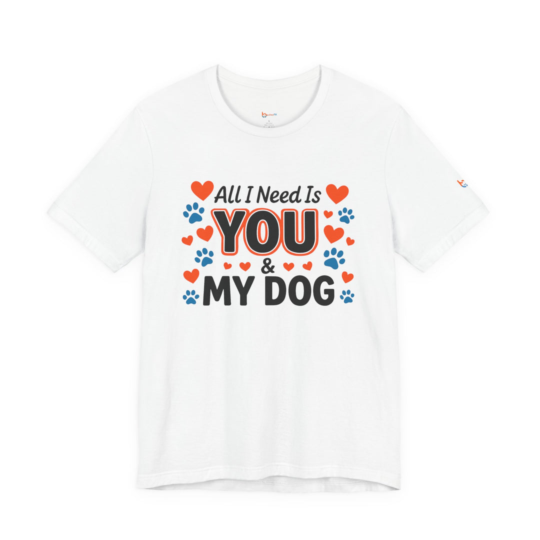 BrillasTU You And My Dog Shirt Dog Lover Cotton Tee