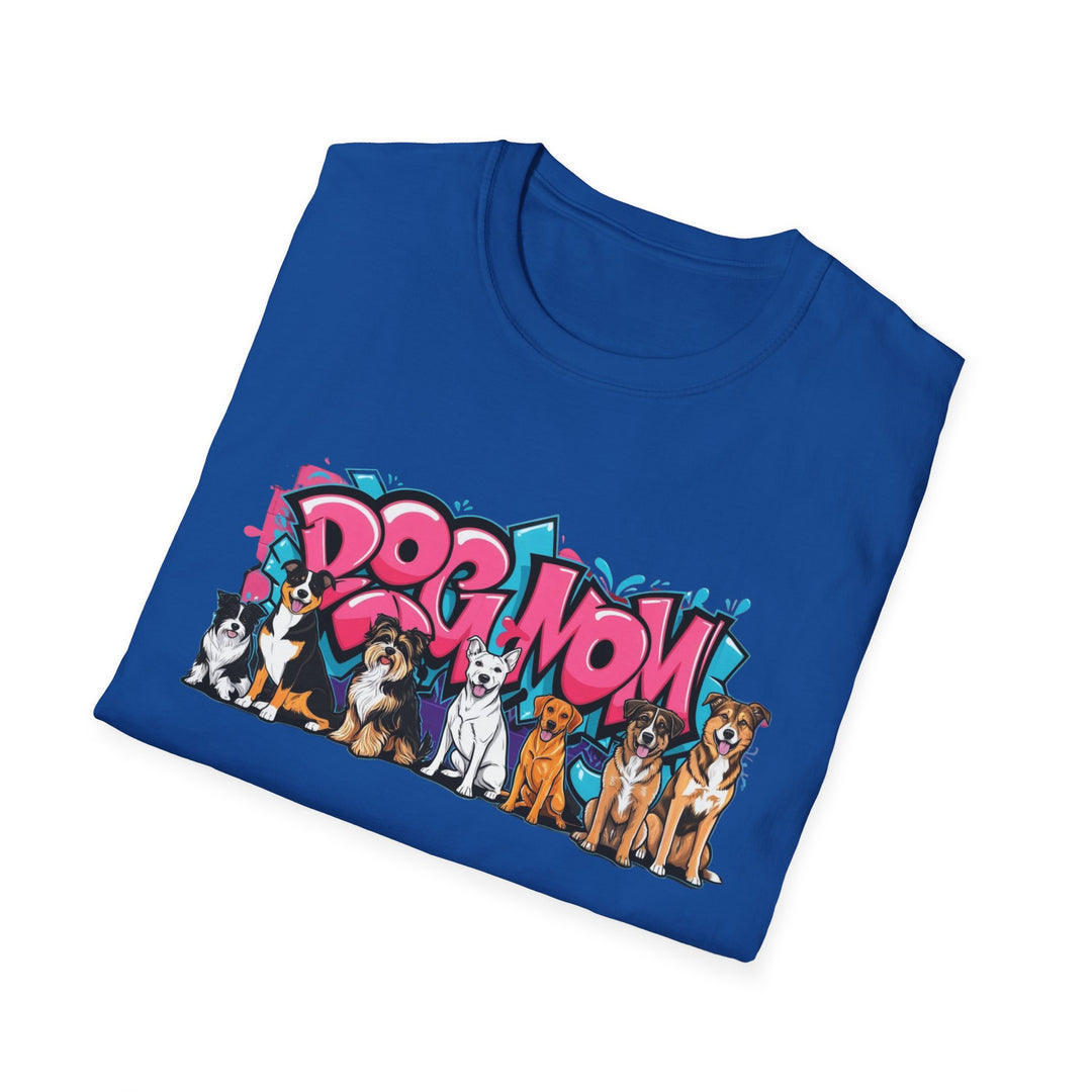 Dog Mom Unisex Softstyle T-Shirt | Perfect Gift for Dog Lovers, Cute Pet [...]