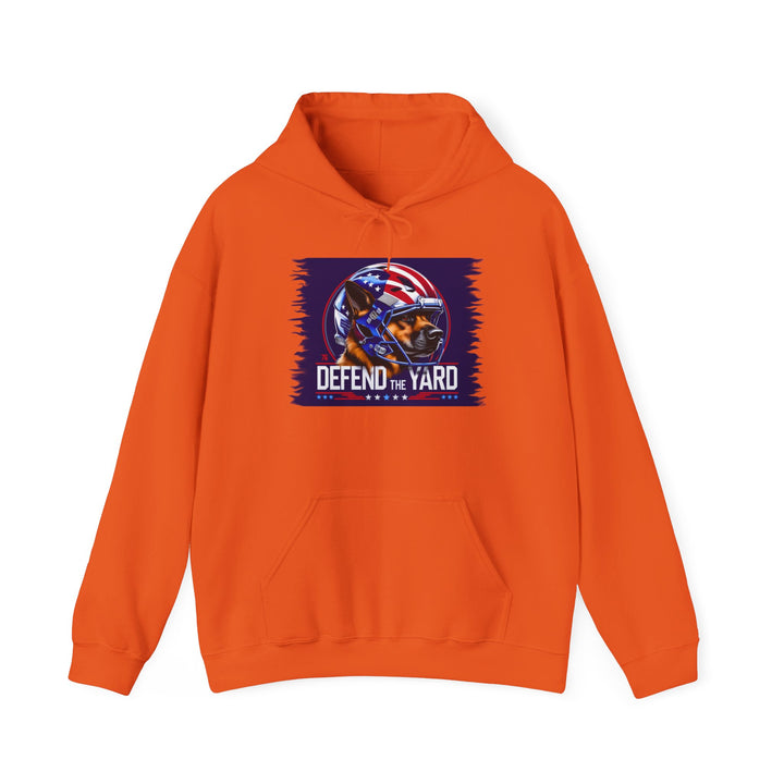 Patriotic Dog Hooded Sweatshirt, Cozy Unisex Blend, Pet Lover Gift, Casual Wear