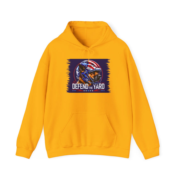 Patriotic Dog Hooded Sweatshirt, Cozy Unisex Blend, Pet Lover Gift, Casual Wear