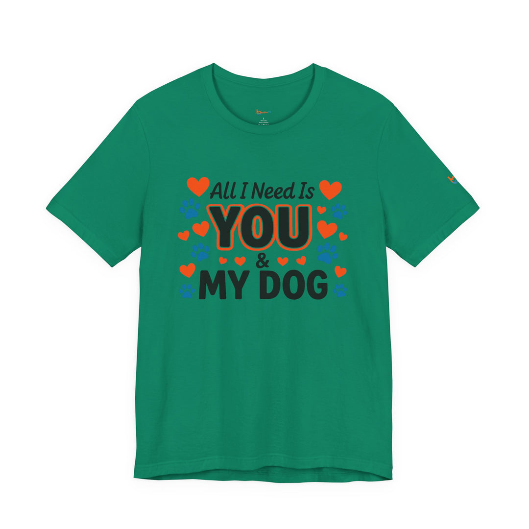 BrillasTU You And My Dog Shirt Dog Lover Cotton Tee