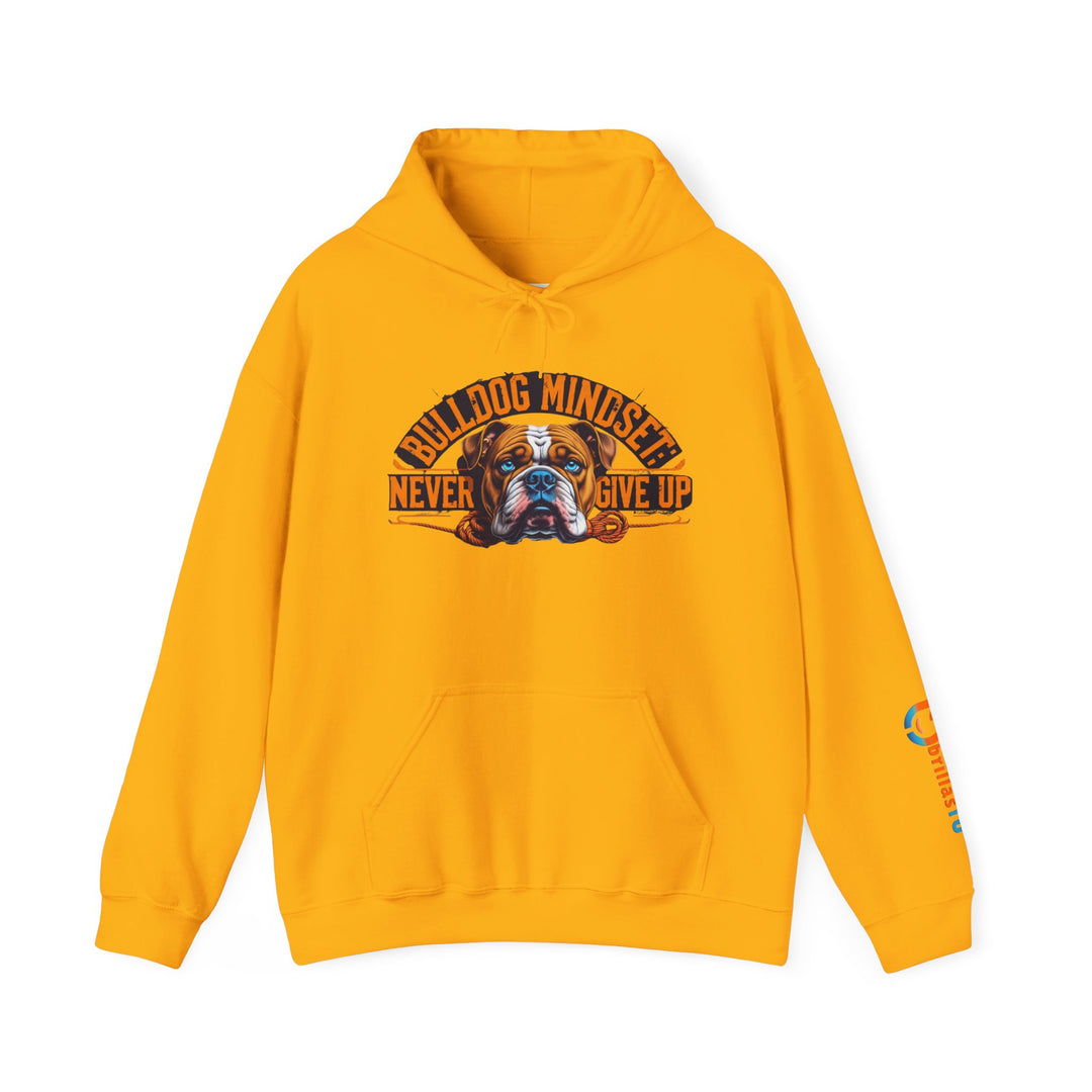 Sudadera con capucha Bulldog Mindset, unisex, de mezcla gruesa, regalo motivacional, sudadera con capucha para amantes de los perros, ropa con vibras positivas, atuendo inspirador