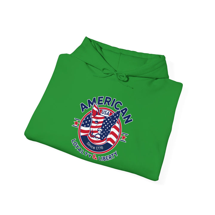 American Spirit Hoodie Patriotic Loyalty & Liberty Unisex Sweatshirt
