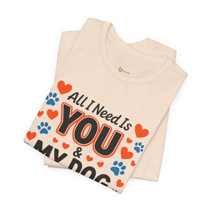 BrillasTU You And My Dog Shirt Dog Lover Cotton Tee