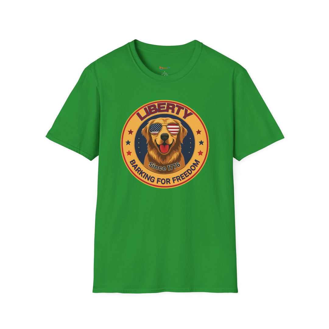 BrillasTU Liberty Dog Patriotic Tee - Unisex Freedom Lover Shirt - brillasTU #