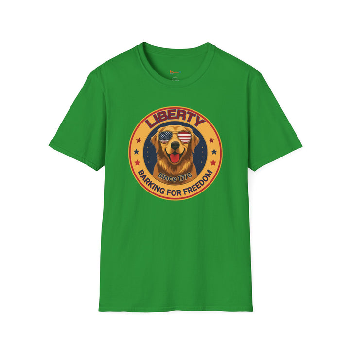 BrillasTU Liberty Dog Patriotic Tee - Unisex Freedom Lover Shirt - brillasTU #