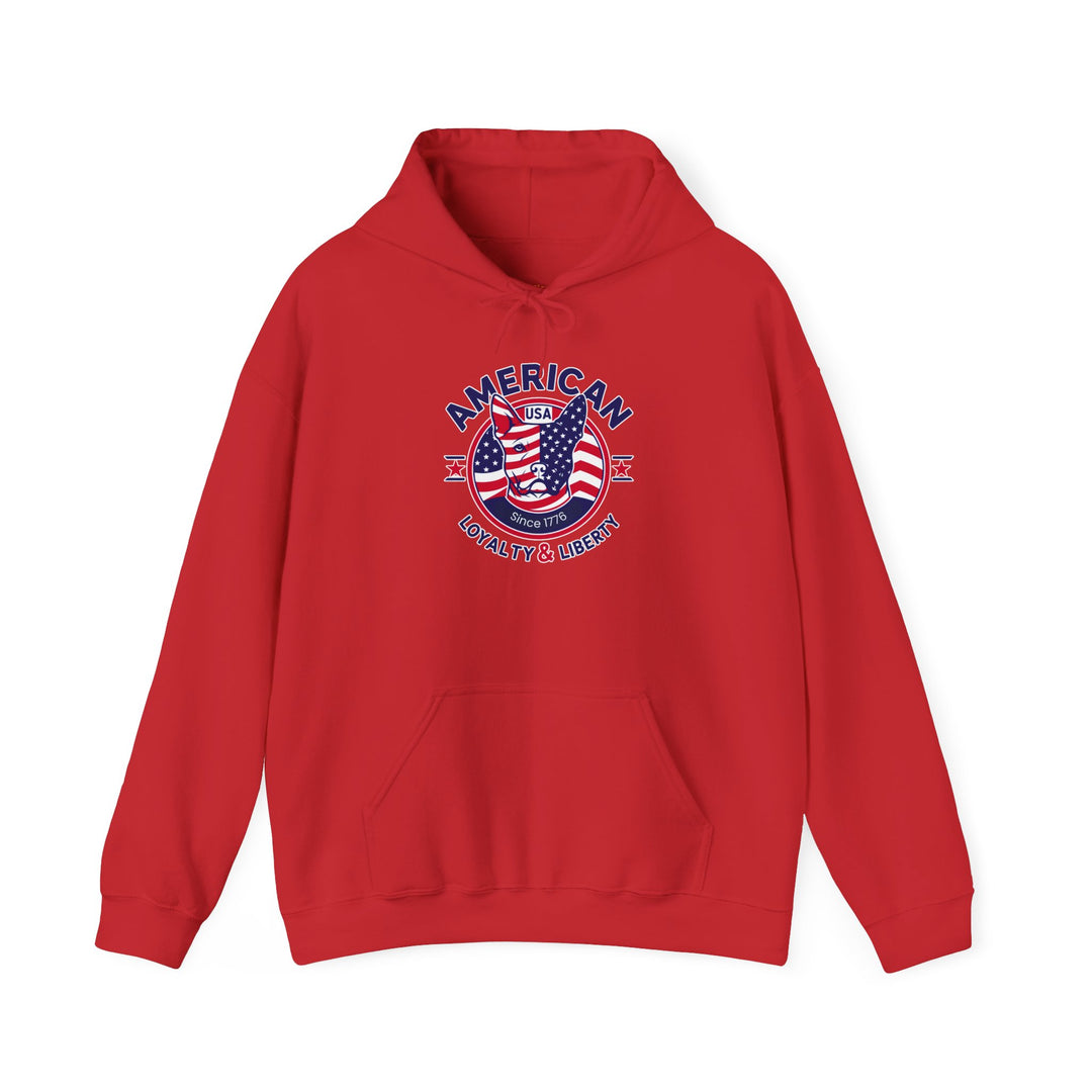 American Spirit Hoodie Patriotic Loyalty & Liberty Unisex Sweatshirt