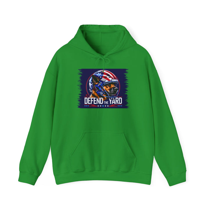 Patriotic Dog Hooded Sweatshirt, Cozy Unisex Blend, Pet Lover Gift, Casual Wear