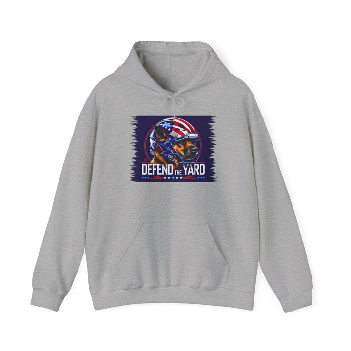 Patriotic Dog Hooded Sweatshirt, Cozy Unisex Blend, Pet Lover Gift, Casual Wear