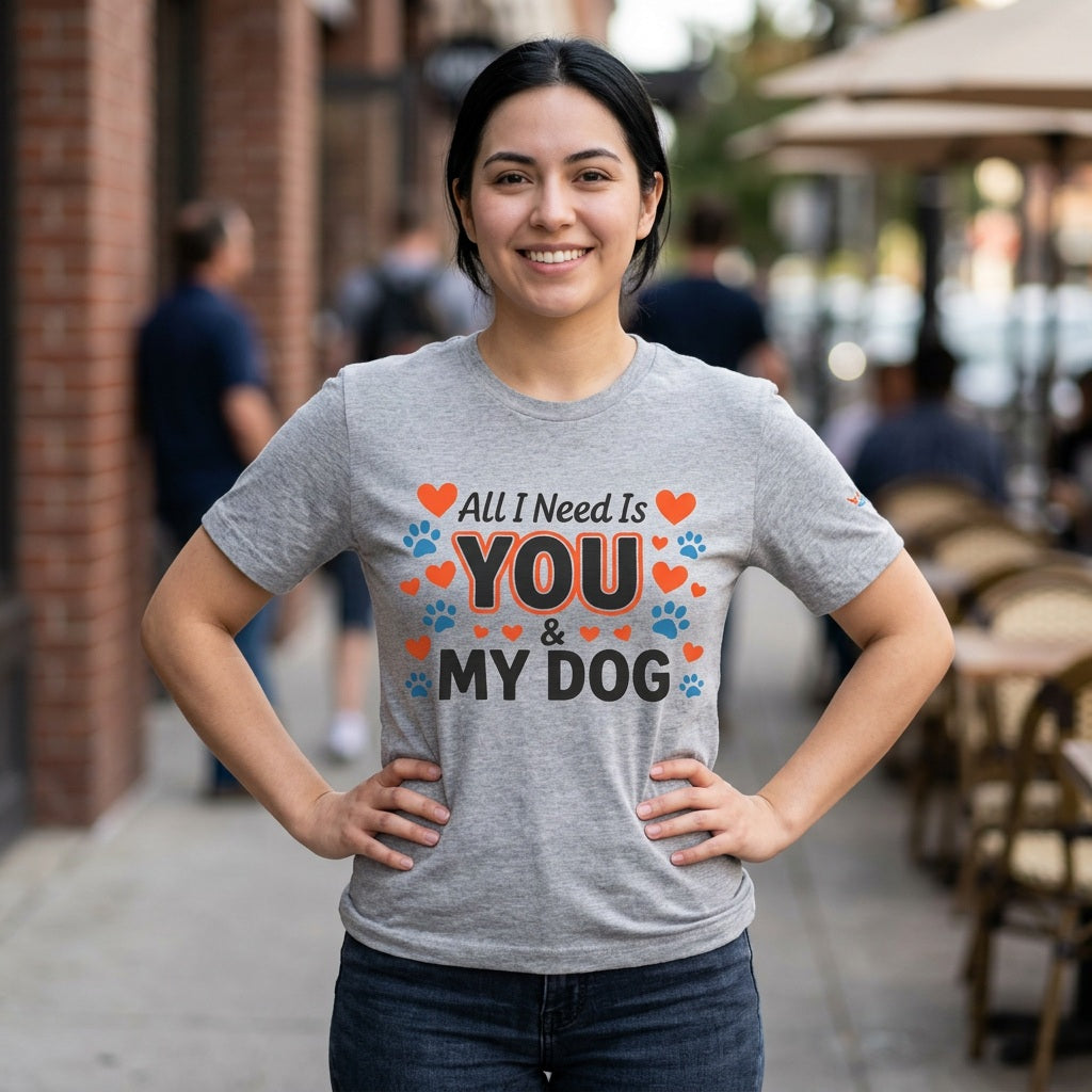 BrillasTU You And My Dog Shirt Dog Lover Cotton Tee