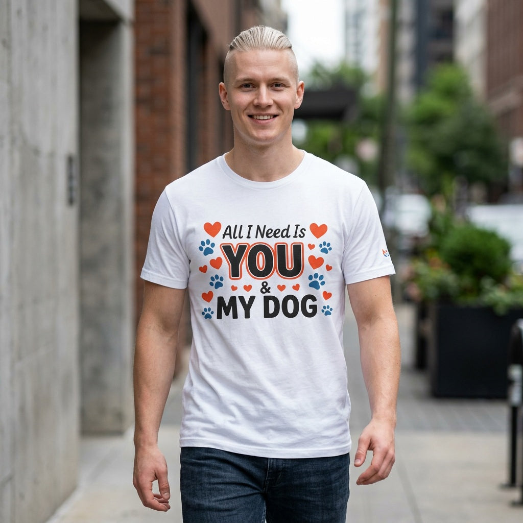 BrillasTU You And My Dog Shirt Dog Lover Cotton Tee