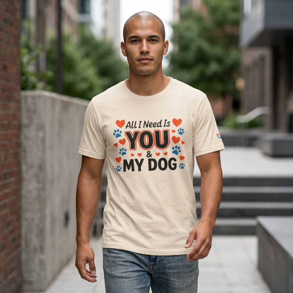 BrillasTU You And My Dog Shirt Dog Lover Cotton Tee