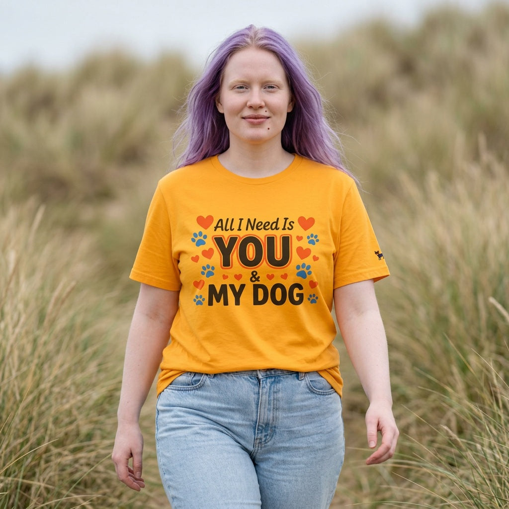 BrillasTU You And My Dog Shirt Dog Lover Cotton Tee