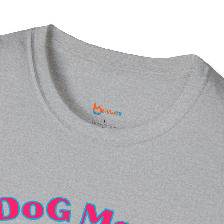BrillasTU Colorful Paw Heart Dog Mom Softstyle Tee - Unisex Pet Shirt - brillasTU #
