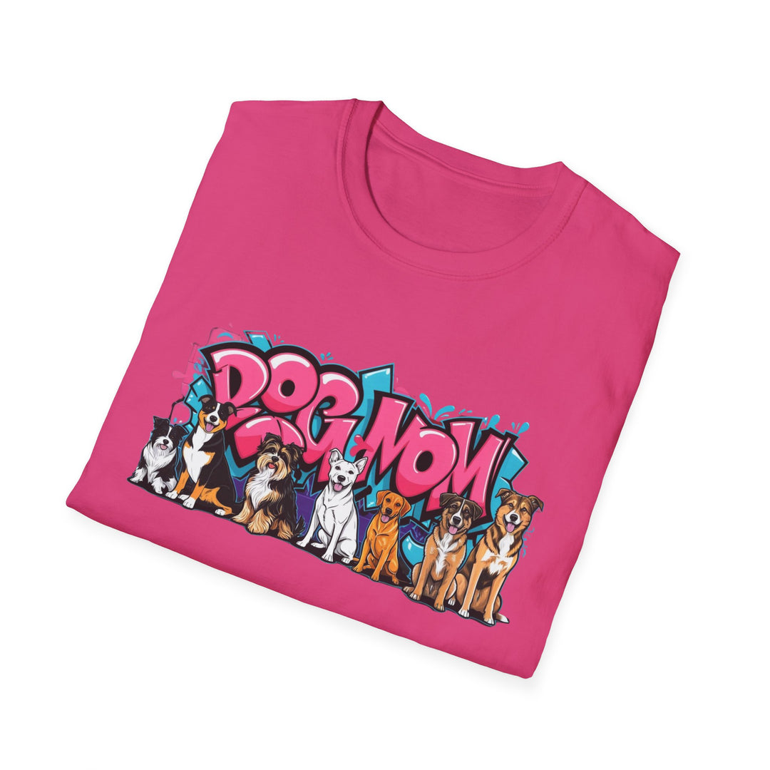 Dog Mom Unisex Softstyle T-Shirt | Perfect Gift for Dog Lovers, Cute Pet [...]