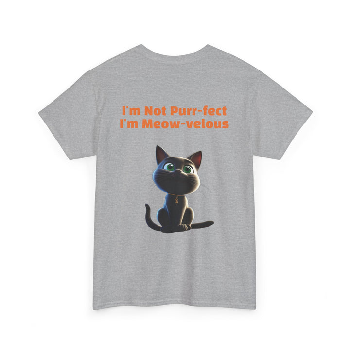 Black Cat, Bad Luck... Or Good Luck? Customized Gildan Unisex Heavy Cotton Tee