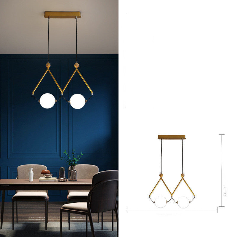 Modern Scandinavian Pendant Light with Adjustable Brightness