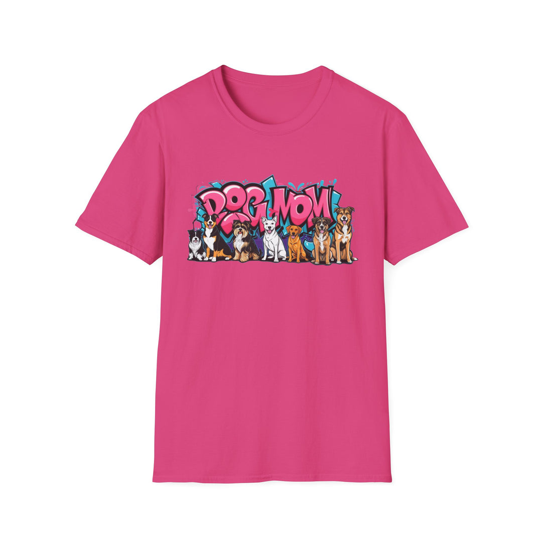 Dog Mom Unisex Softstyle T-Shirt | Perfect Gift for Dog Lovers, Cute Pet [...]
