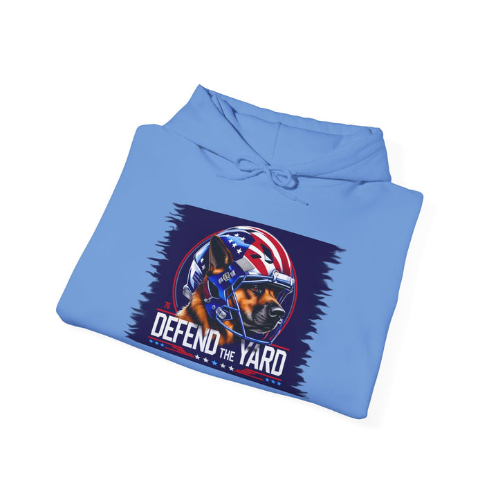 Patriotic Dog Hooded Sweatshirt, Cozy Unisex Blend, Pet Lover Gift, Casual Wear