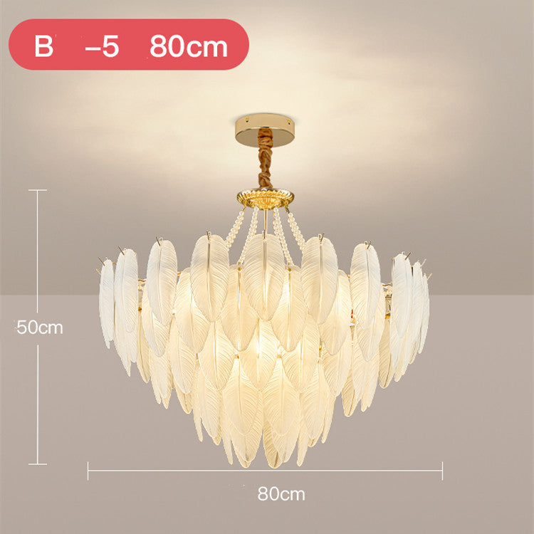 French Cream Wind Pendant Light Luxury