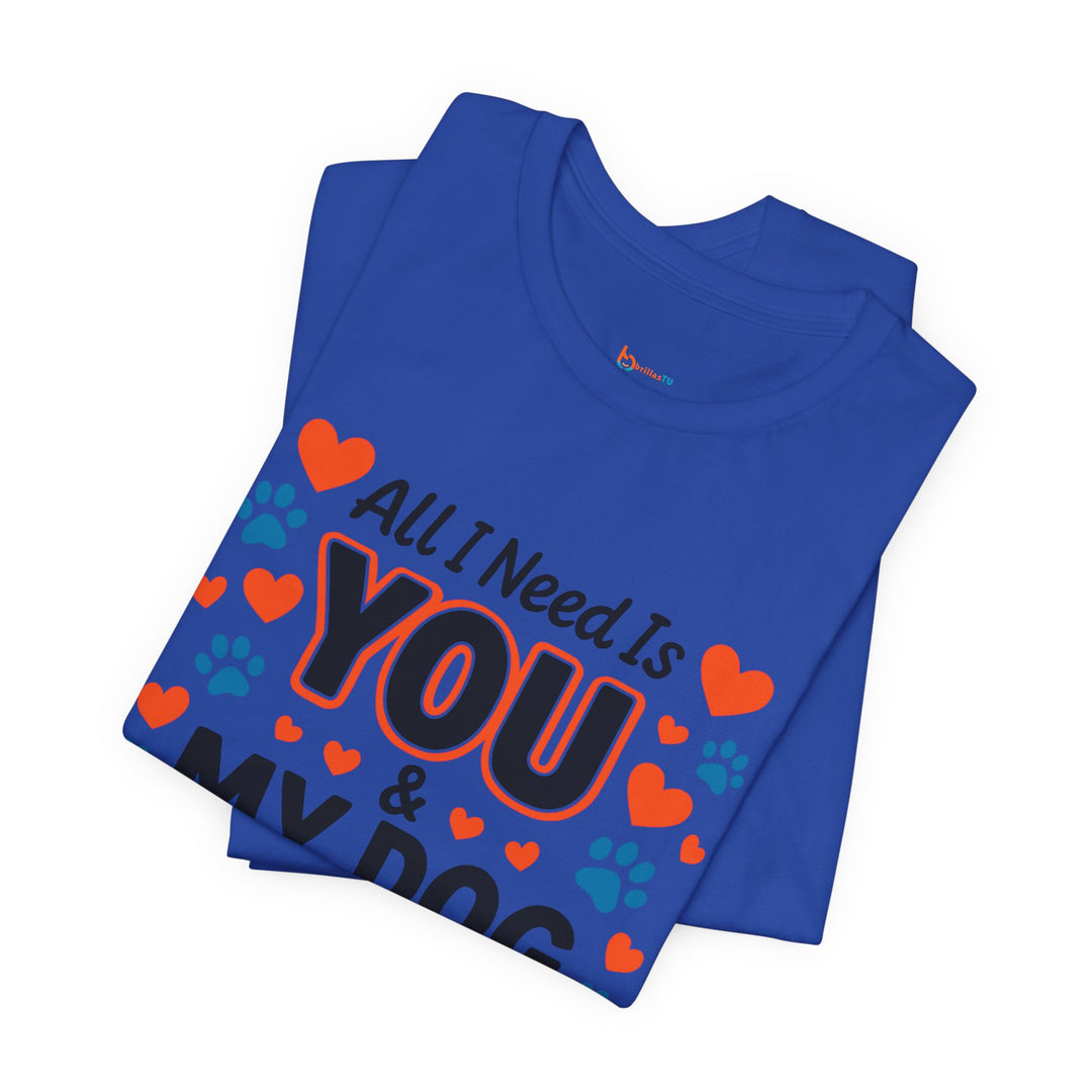BrillasTU You And My Dog Shirt Dog Lover Cotton Tee