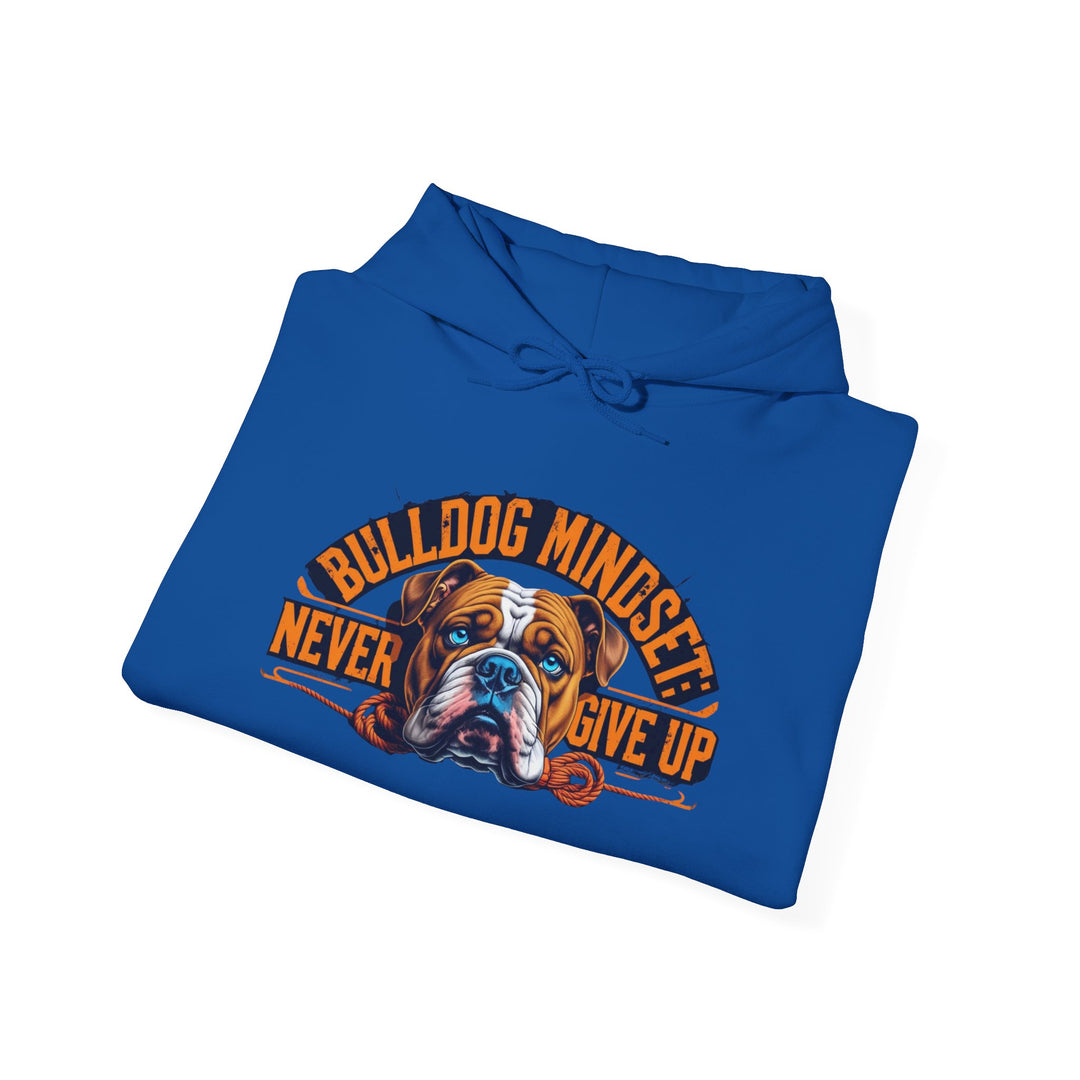 Sudadera con capucha Bulldog Mindset, unisex, de mezcla gruesa, regalo motivacional, sudadera con capucha para amantes de los perros, ropa con vibras positivas, atuendo inspirador