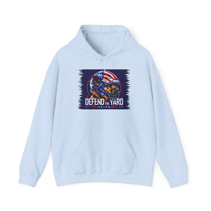 Patriotic Dog Hooded Sweatshirt, Cozy Unisex Blend, Pet Lover Gift, Casual Wear