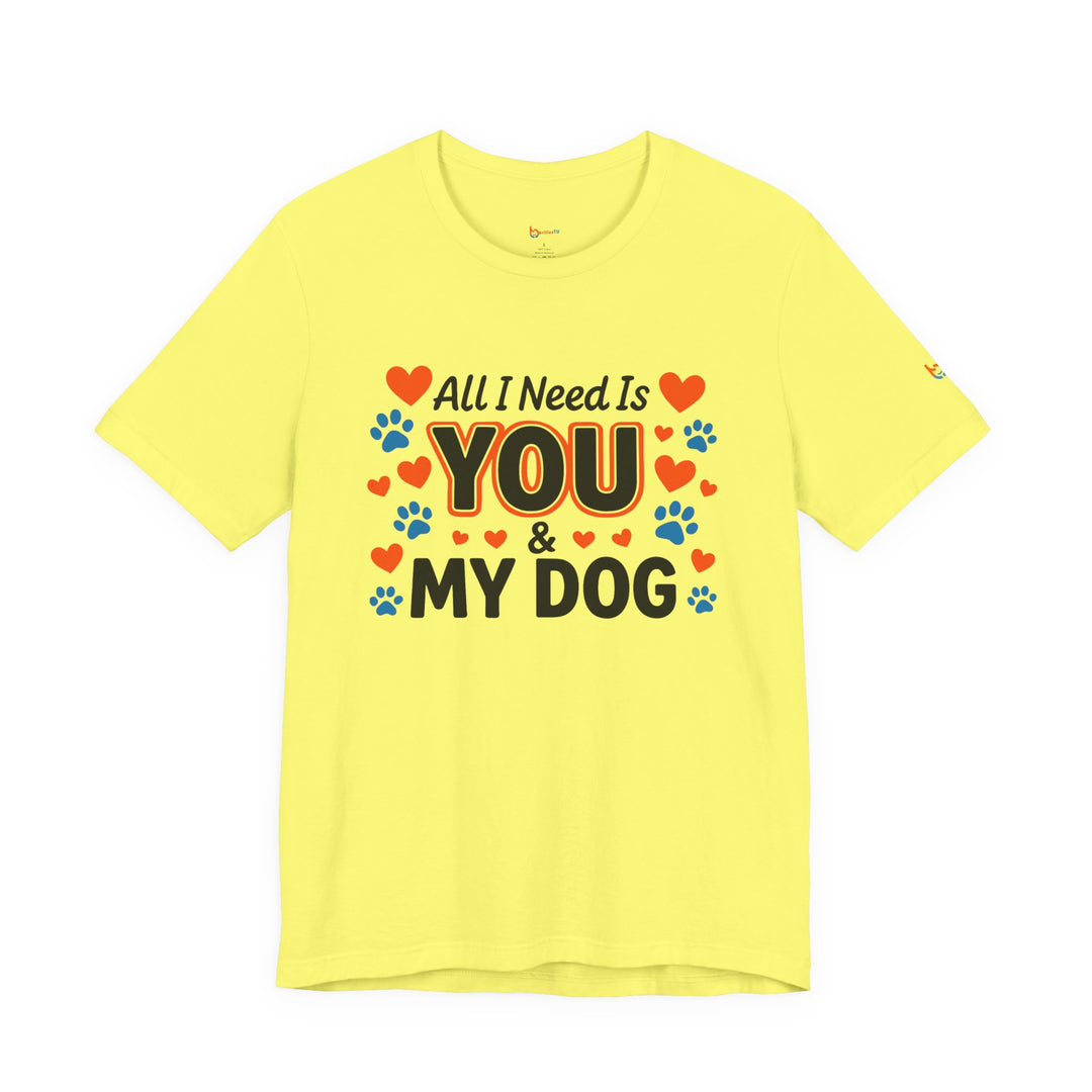 BrillasTU You And My Dog Shirt Dog Lover Cotton Tee