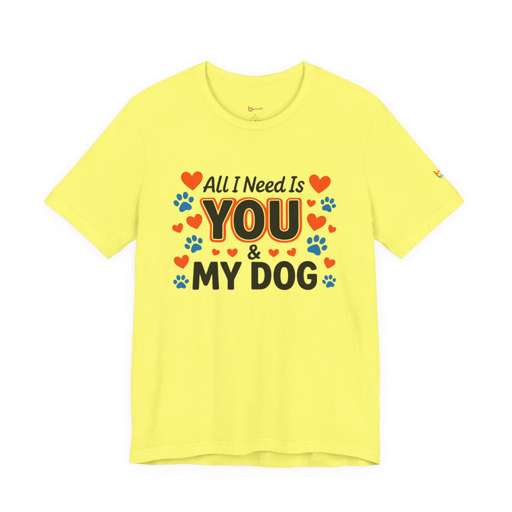 BrillasTU You And My Dog Shirt Dog Lover Cotton Tee