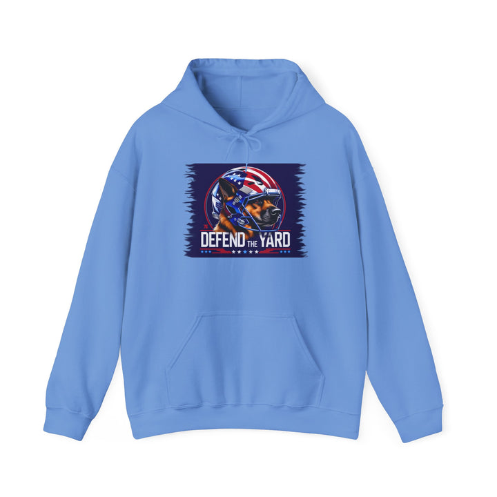 Patriotic Dog Hooded Sweatshirt, Cozy Unisex Blend, Pet Lover Gift, Casual Wear