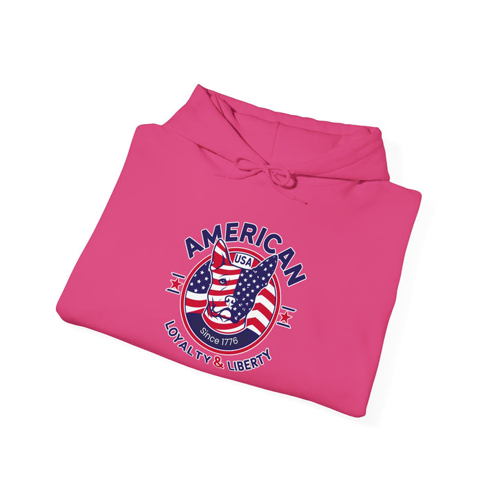 American Spirit Hoodie Patriotic Loyalty & Liberty Unisex Sweatshirt
