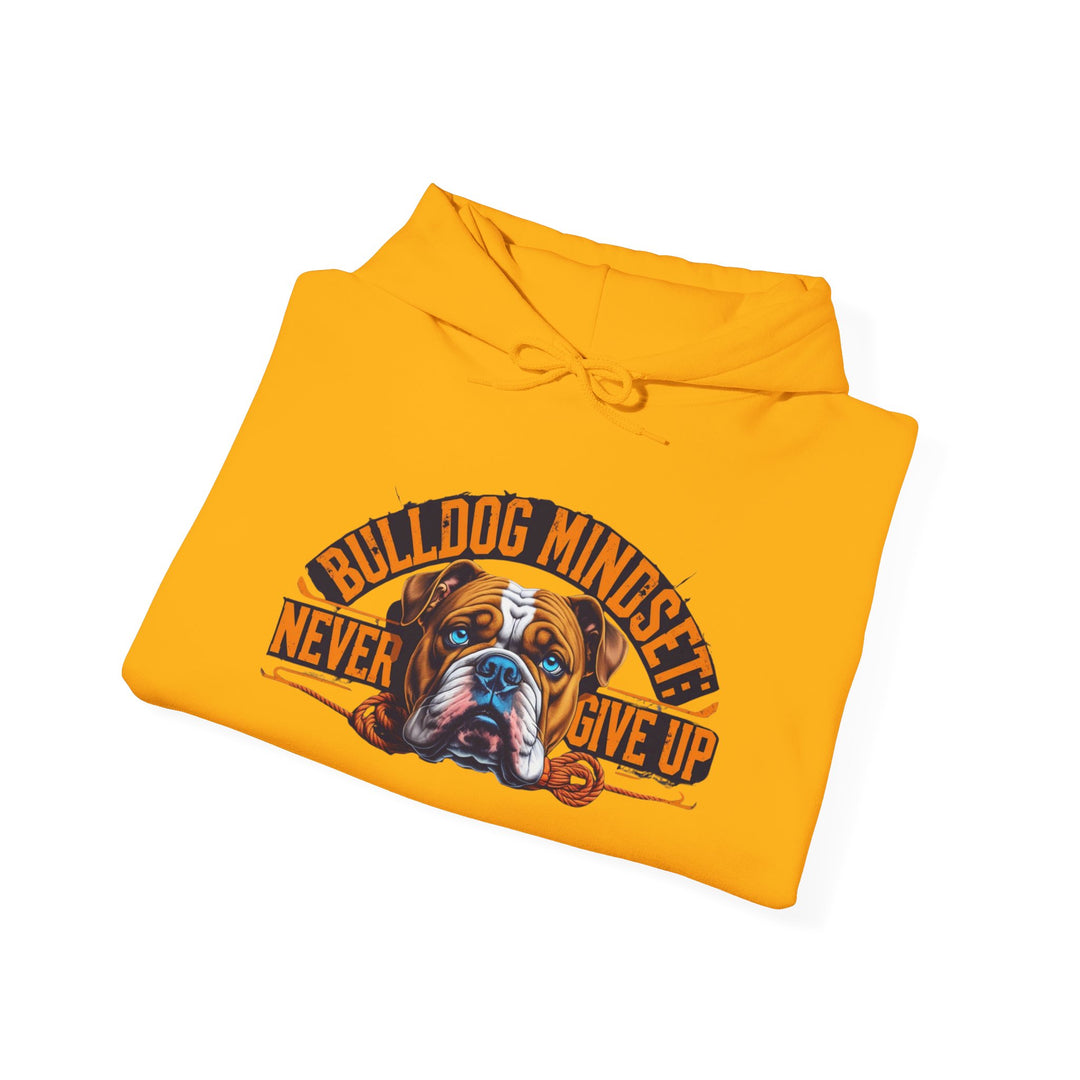 Sudadera con capucha Bulldog Mindset, unisex, de mezcla gruesa, regalo motivacional, sudadera con capucha para amantes de los perros, ropa con vibras positivas, atuendo inspirador